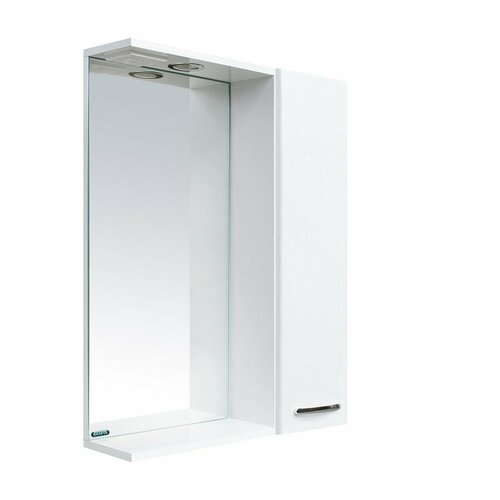 Шкаф с зеркалом для ванной Sanita Лагуна-01, 80 x 60,5 x 17,6 см
