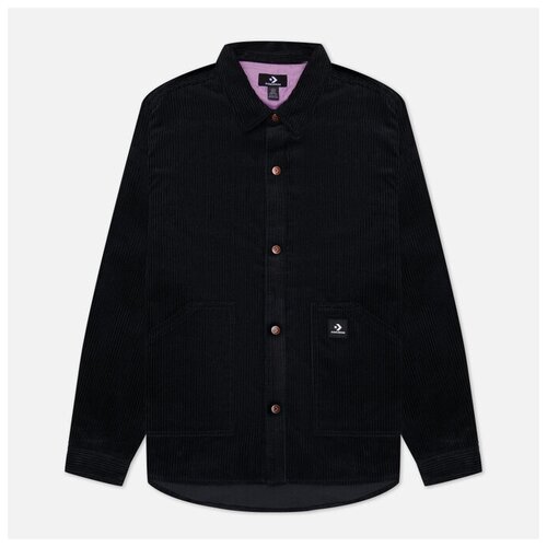 фото Мужская рубашка converse corduroy чёрный, размер xl