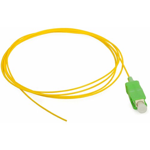 1m lc upc lc apc pigtail simplex 9 125 single mode ftth cable lc upc lc apc fiber optic pigtail lc connector fibra optica Шнур оптический монтажный 9/125 LC/APC 1 метр (pigtail) Pt-LC/APC-1м ИнфоТелеком