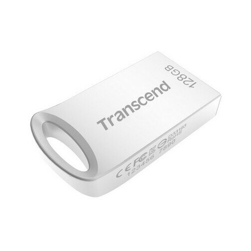 Флеш-память Transcend JetFlash 710, 128Gb, USB 3.1 G1, сереб, TS128GJF710S