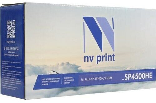 Картридж NV Print SP4500HE для Ricoh, 12000 стр, черный NV-Print - фото №8