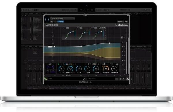 TC Electronic Master X HD-DT многополосный компрессор/лимитер/экспандер в виде плагина с USB-контроллером управления