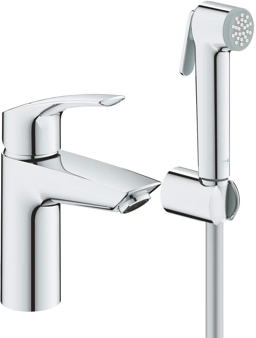 Смеситель для раковины Grohe Eurosmart 23124003 с гигиеническим душем