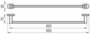 Аксессуар для ванной Ravak CR 310.00 (X07P192) Полотенцедержатель