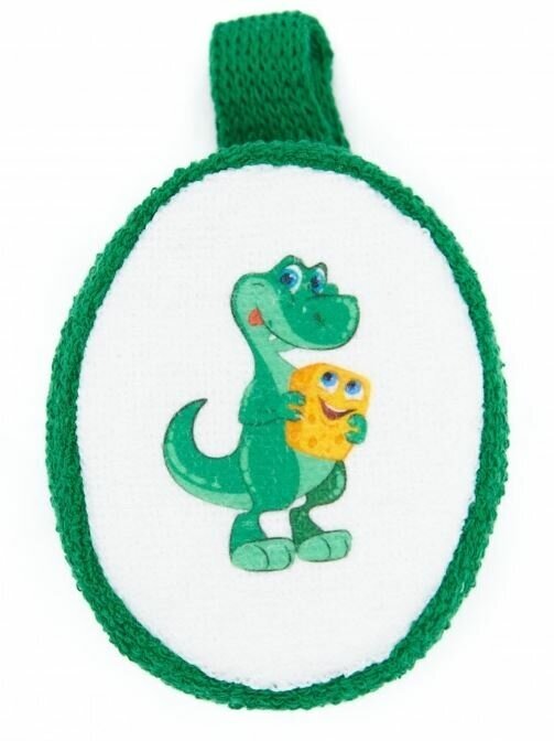 Детская мочалка игрушка крокодил