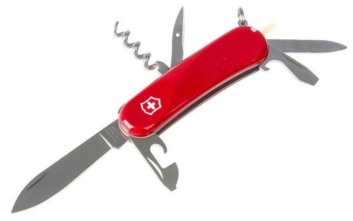 Нож перочинный Victorinox Evolution 10 (2.3803.E) 85мм 14функций красный карт.коробка - фото №9