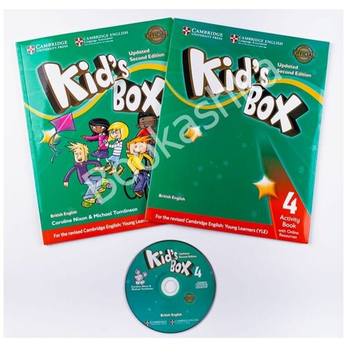 Комплект Kids Box Level 4. Pupils Book+ Activity Book + CD комплект fly high level 3 pupils book activity book cd