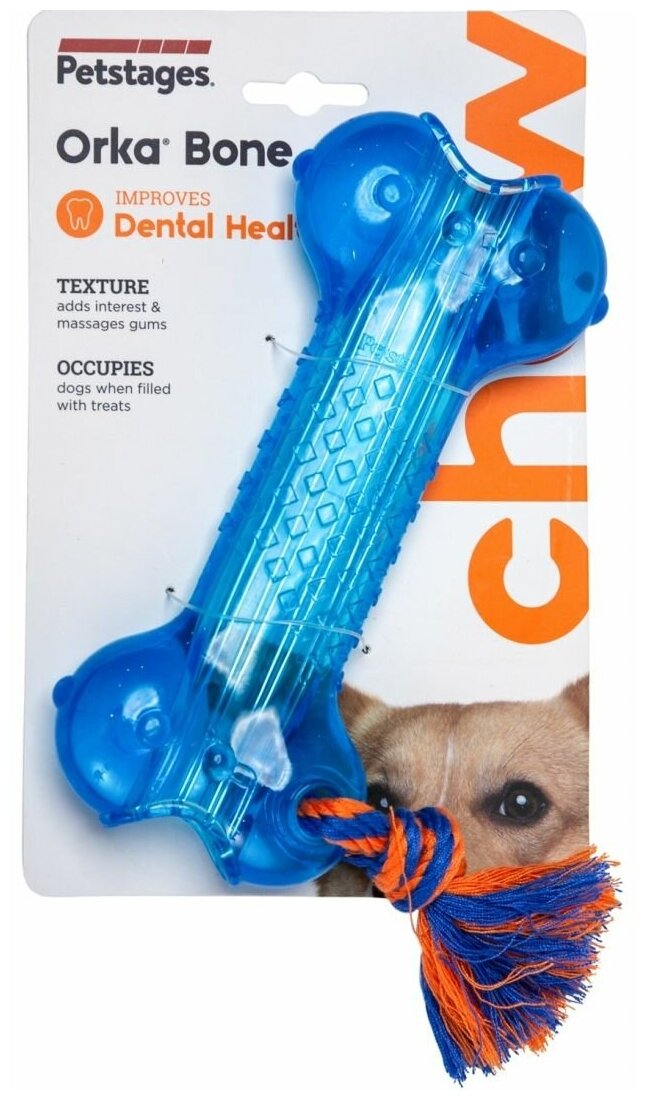 Petstages игрушка для собак "орка косточка" большая 23 см - фотография № 6
