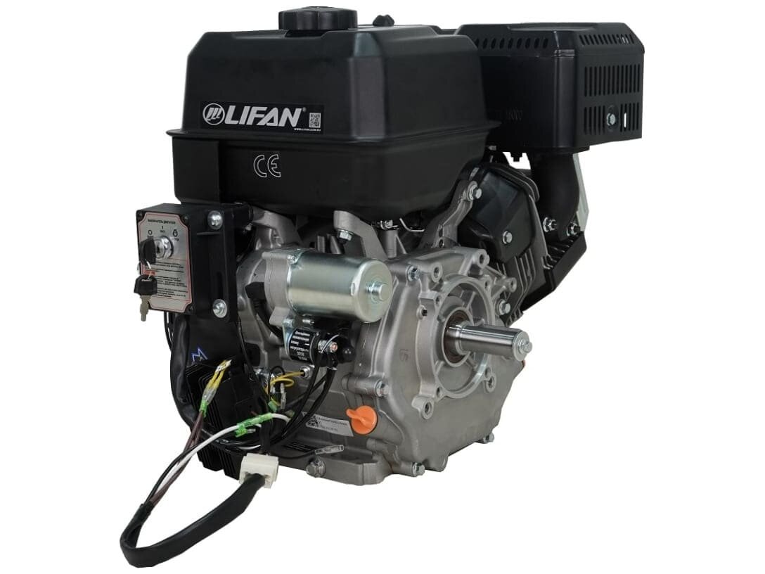 Двигатель бензиновый Lifan KP500 D25 3A (21л.с., 480куб. см, вал 25мм, ручной старт, катушка 3А) - фотография № 7