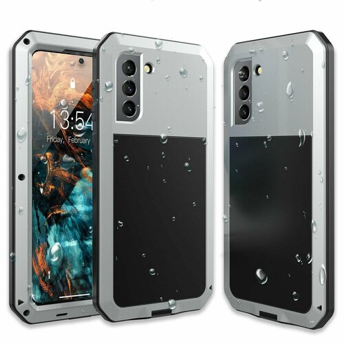 Ударопрочный чехол LunaTik Taktik Extreme для Samsung Galaxy S21+, цвет Silver ударопрочный чехол lunatik taktik extreme для samsung galaxy s21 ultra цвет satin red