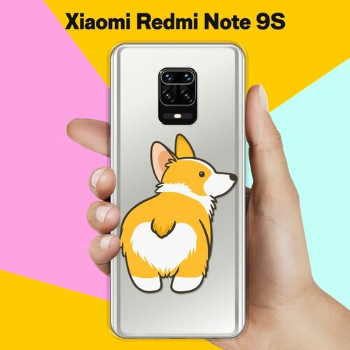 Силиконовый чехол Корги на Xiaomi Redmi Note 9S силиконовый чехол love корги на xiaomi redmi note 9s