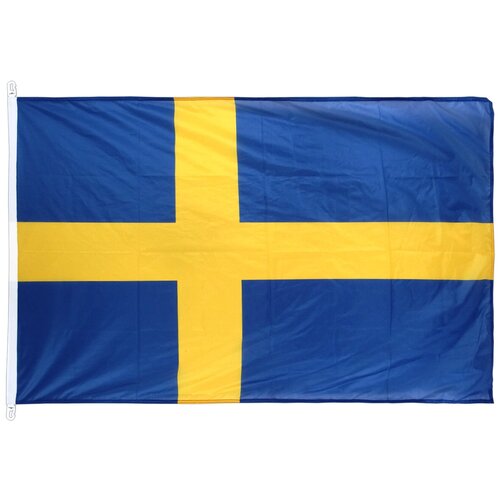 Флаг Швеции с карабинами 90х135 см большой флаг швеции