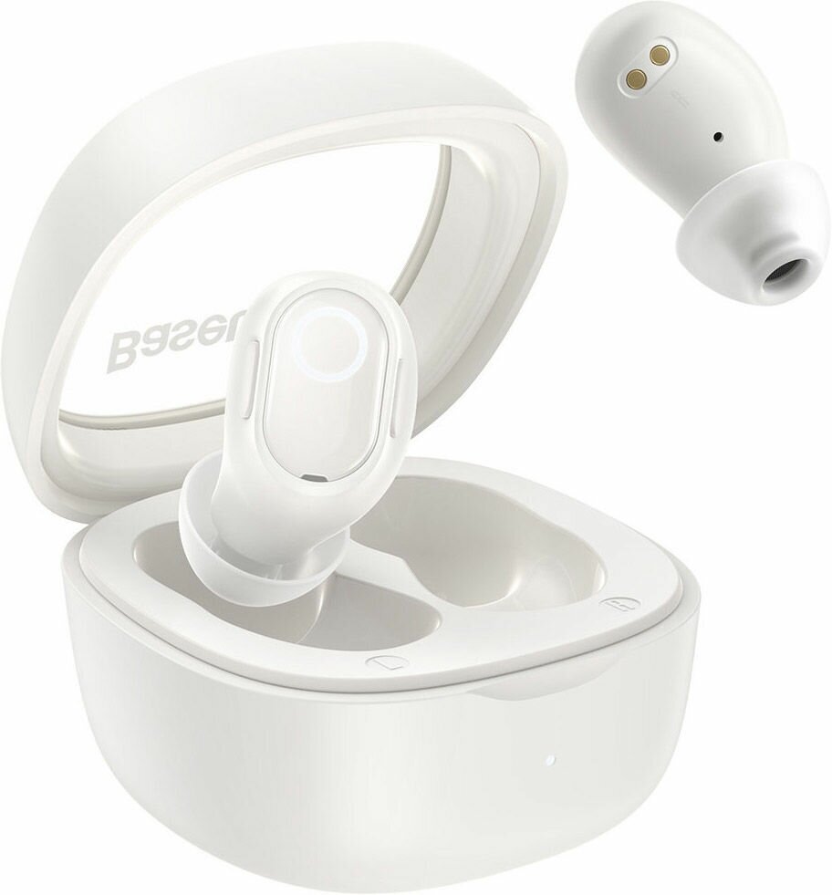 Наушники Baseus Bluetooth наушники Baseus Bowie WM02 True Wireless Earphones Creamy White (NGTW180002)