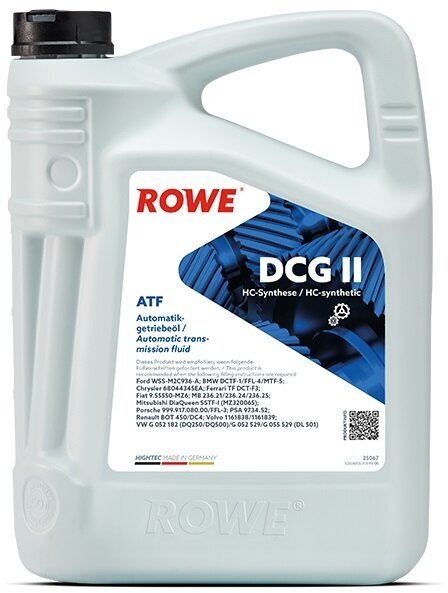 Масло трансмиссионное ROWE HIGHTEC ATF DCG II, 5 л