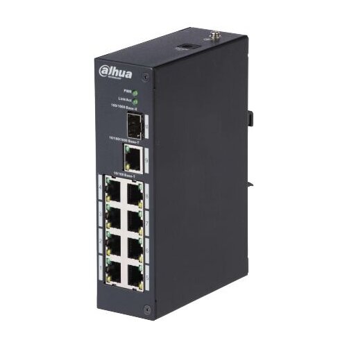 Коммутатор Dahua DH-PFS3110-8T 8x100Mb 1G неуправляемый 6327₽