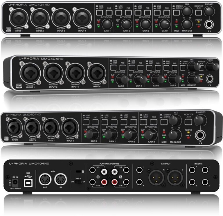 Внешняя звуковая карта BEHRINGER U-PHORIA UMC404HD