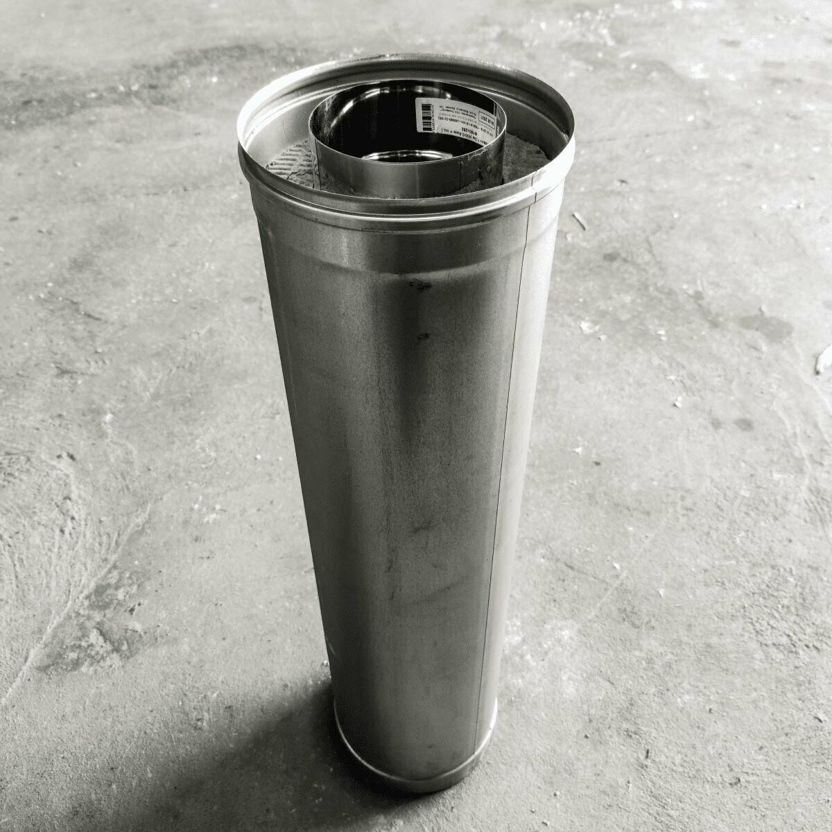 Дымоход 120 (L: 1,0 м) (430/0,5 мм) нержавеющая сталь Феррум, , труба дымоходная - фотография № 2