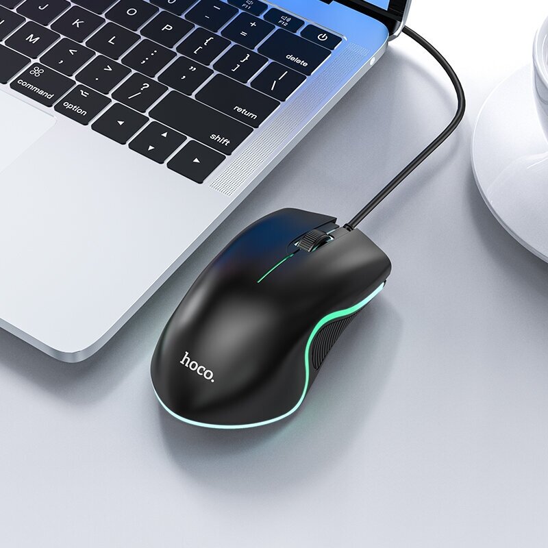 Компьютерная мышка hoco GM19 Enjoy gaming luminous wired mouse