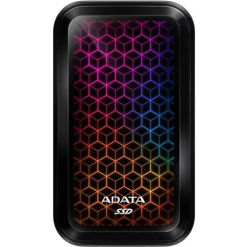 Внешний жесткий диск A-Data SE770G 2.5 USB-C 512Gb черный (ASE770G-512GU32G2-CBK)