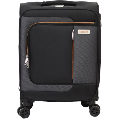 Чемодан American Tourister, 80 л, размер M, черный