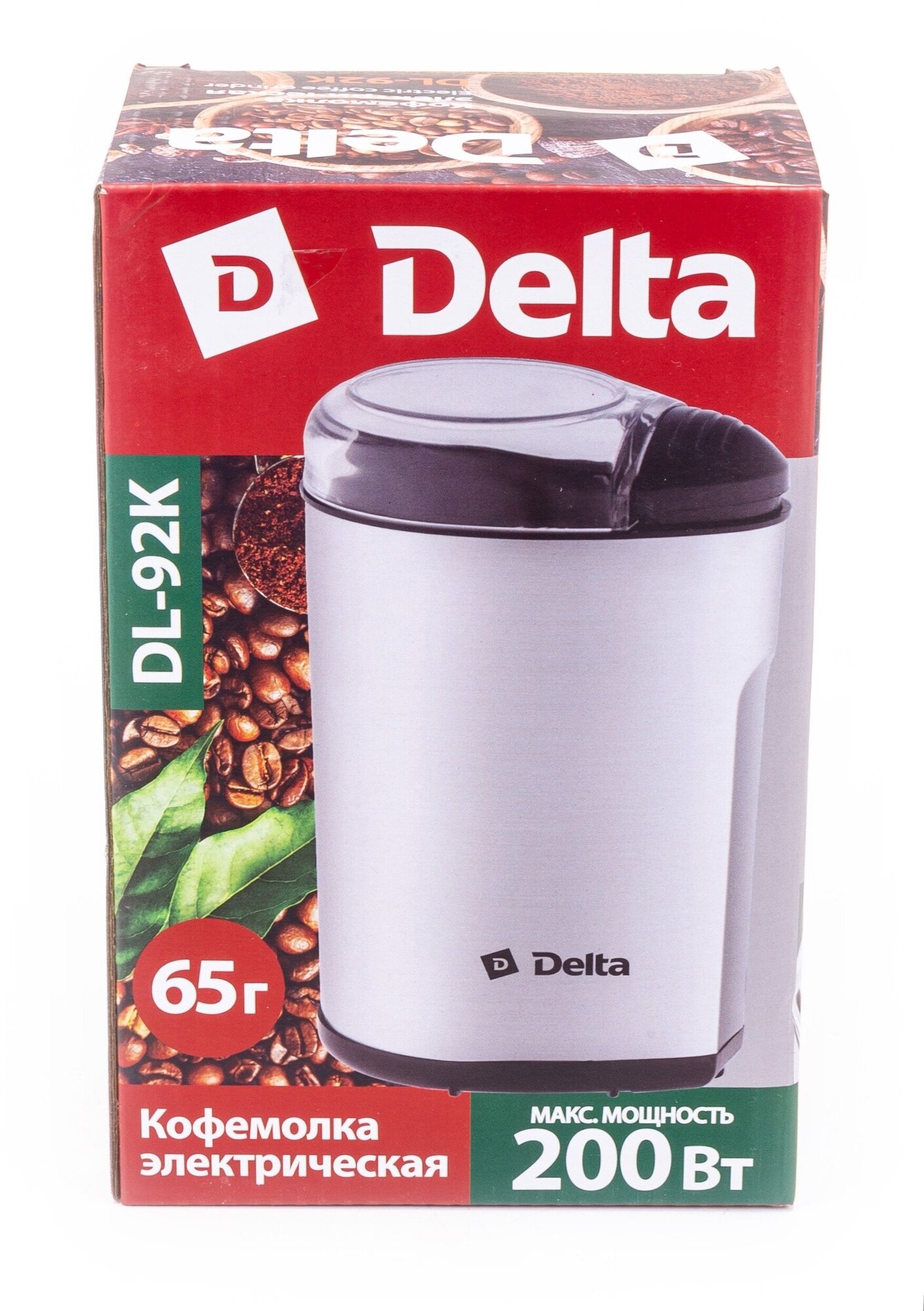 Кофемолка DELTA DL-92K, серебристый - фото №13