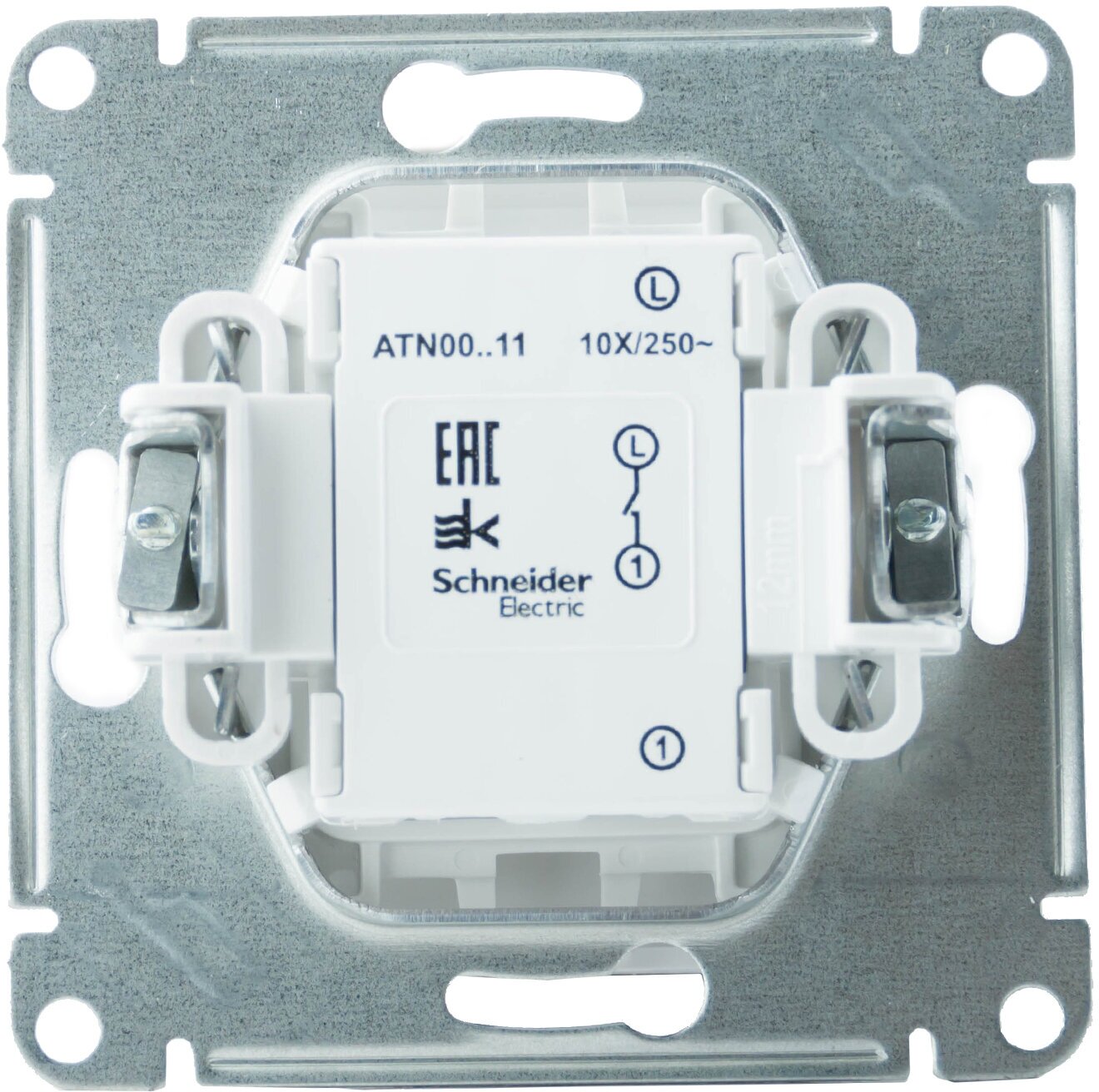 Выключатель 1-клав. 10А SE AtlasDesign Белый (ATN000111) - фотография № 17