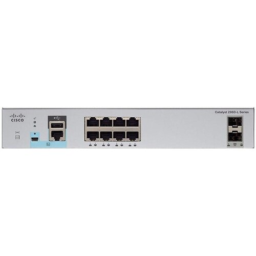 Маршрутизаторы и коммутаторы Cisco WS-C2960L-8TS-LL 4709200₽