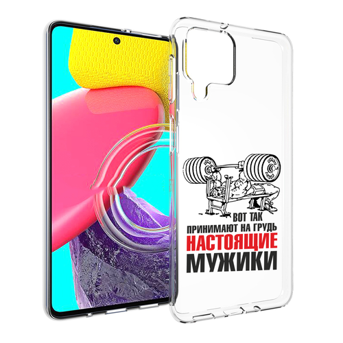 чехол mypads mma единоборства для samsung galaxy m53 sm m536 задняя панель накладка бампер Чехол MyPads бодибилдинг для мужиков для Samsung Galaxy M53 (SM-M536) задняя-панель-накладка-бампер