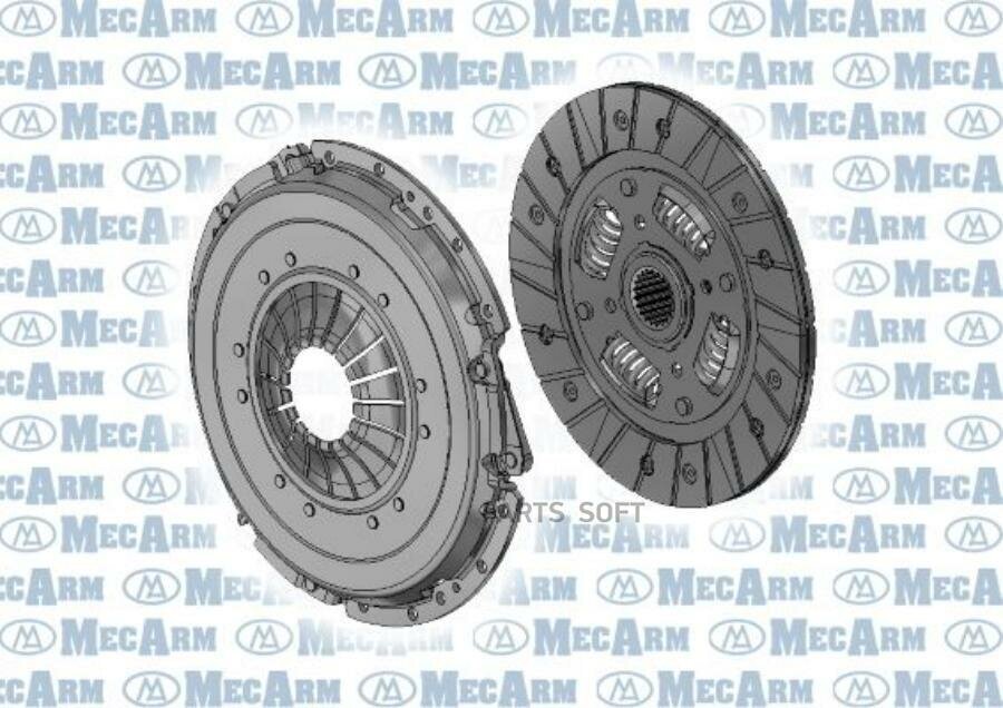 MECARM MK10323D Комплект сцепления GM VECTRA C 04- 1.9CDTI диск+корзина под гидр. выжимн.