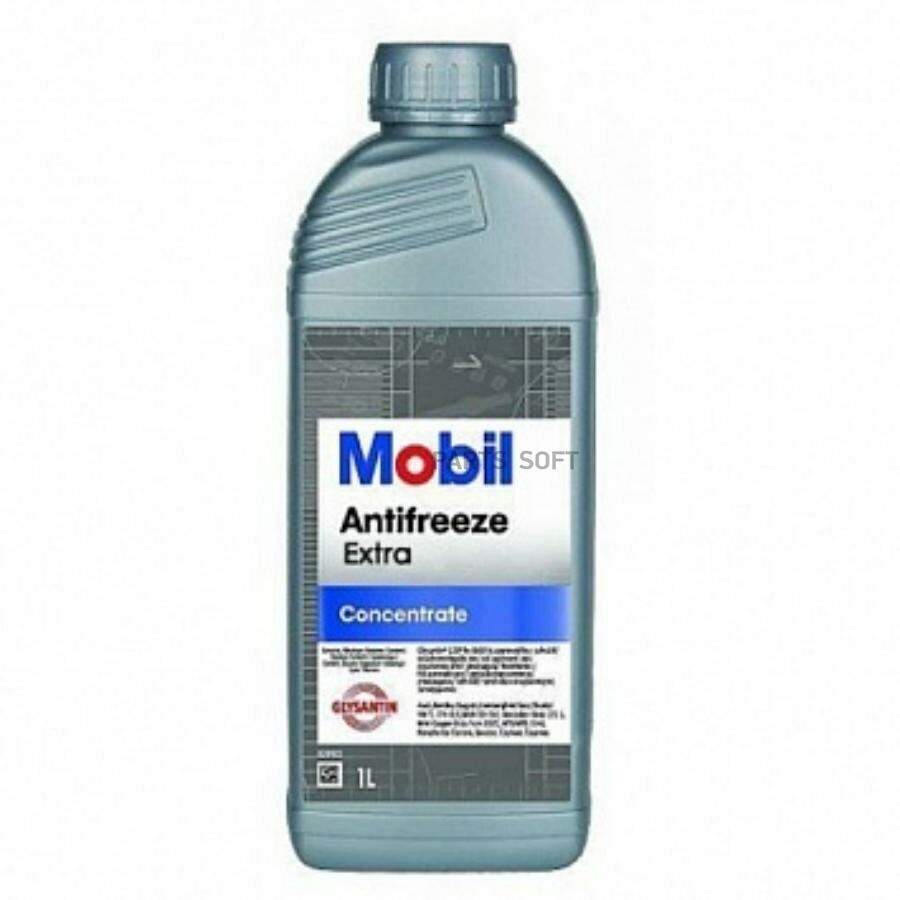 MOBIL 151157 Антифриз MOBIL Antifreeze Extra концентрат сине-зеленый 1 л 151157
