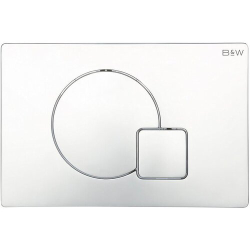 Клавиша смыва BlackWhite Universe WPI-09523 09523 Bright Chrome 3700₽
