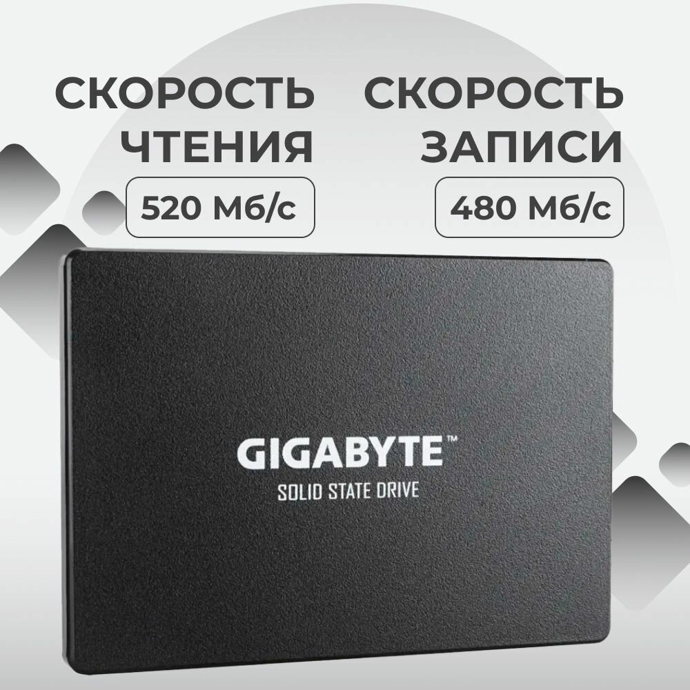 Твердотельный накопитель GIGABYTE 256 ГБ SATA SSD 256GB (GP-GSTFS31256GTND)