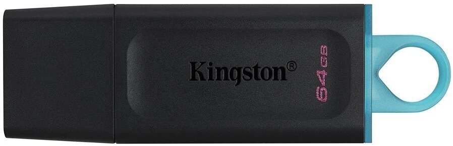 Флеш накопитель KINGSTON 64GB USB3.2 Gen 1 DataTraveler Exodia (Black + Teal)