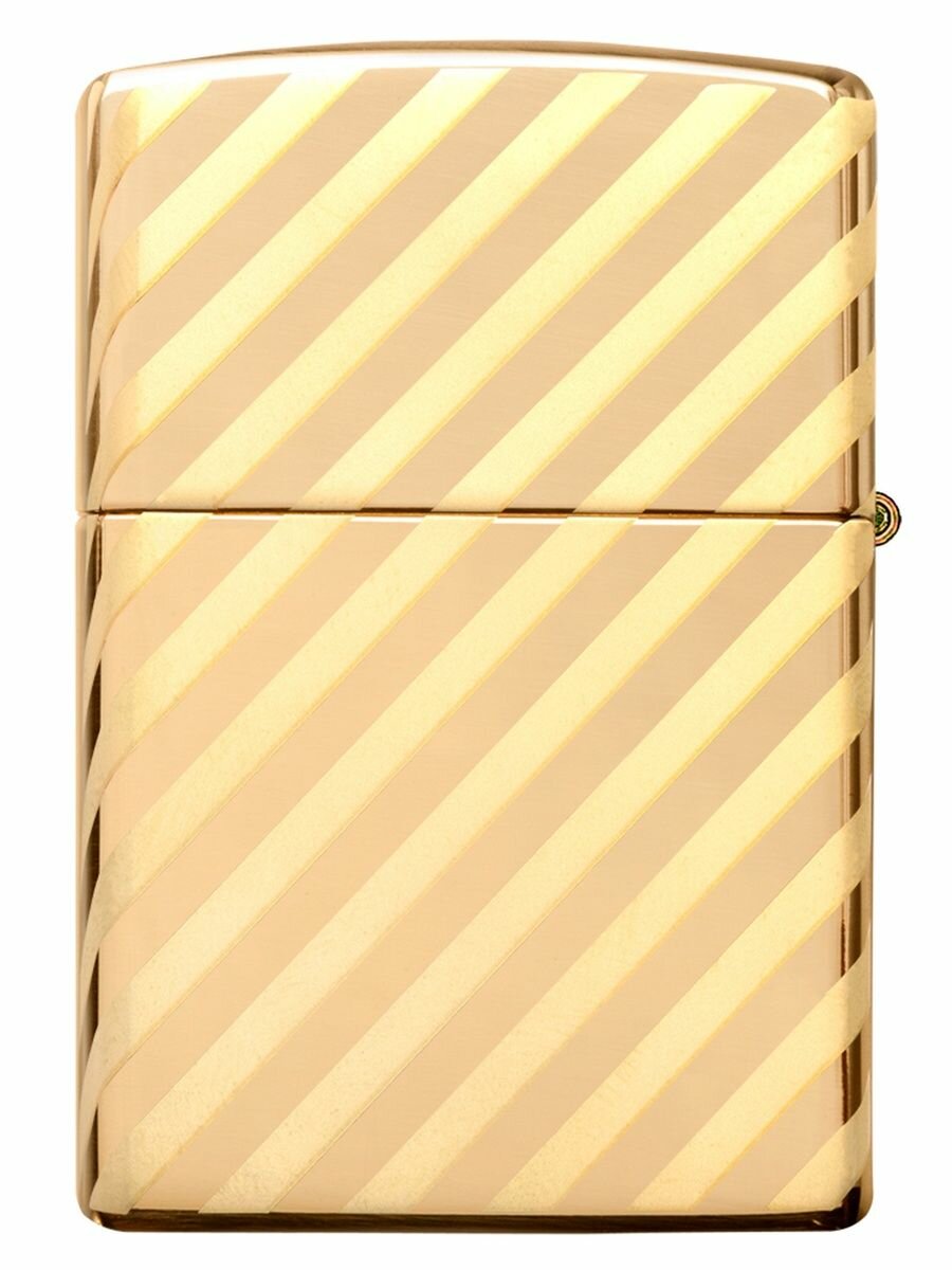 Оригинальная бензиновая зажигалка ZIPPO 49075 Vintage Zippo Box Top с покрытием High Polish Brass