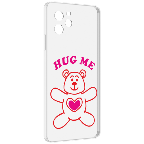 Чехол MyPads 14 февраля обними меня для Huawei Nova Y61 / Huawei Enjoy 50z задняя-панель-накладка-бампер