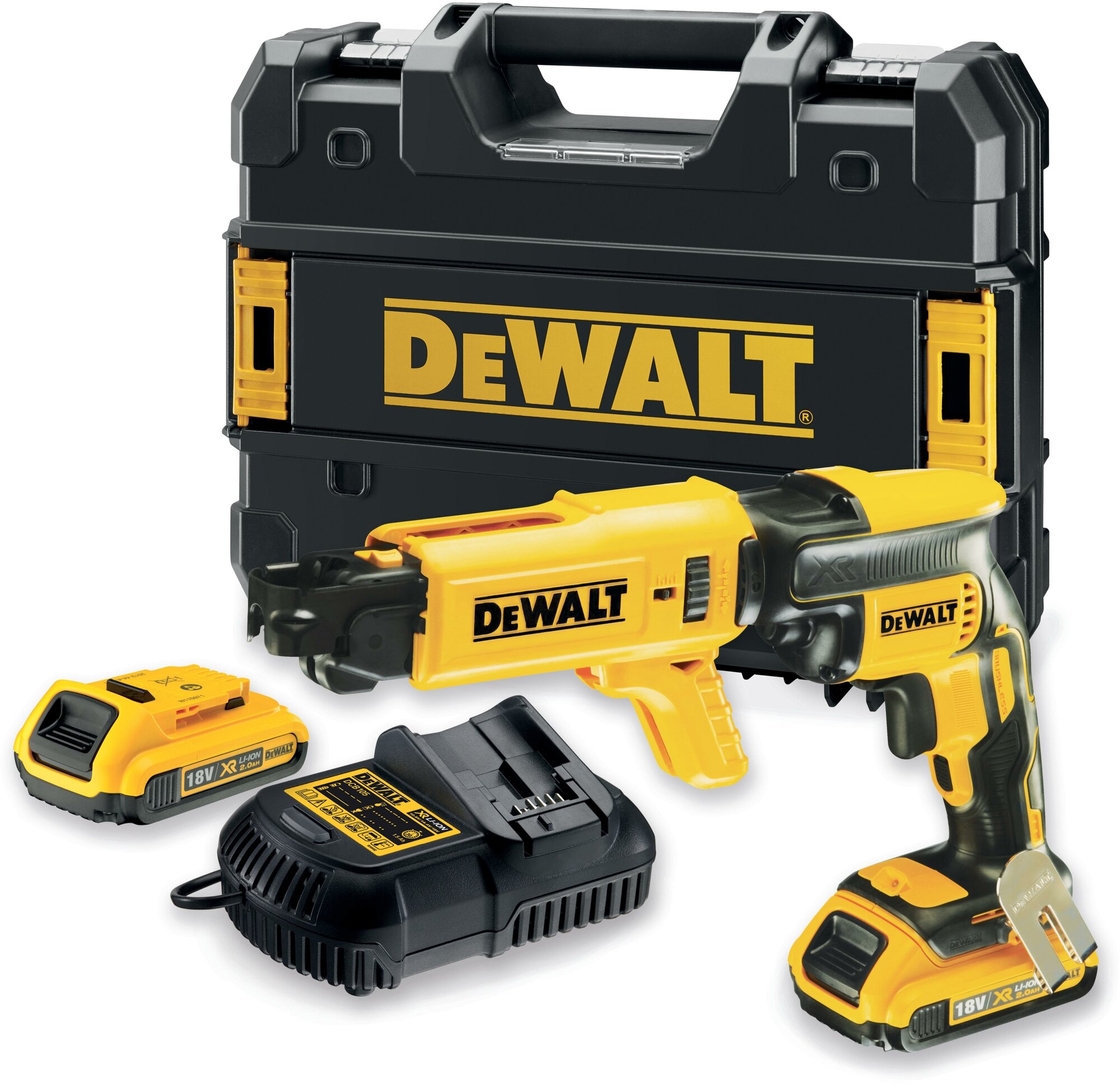 Шуруповерт аккумуляторный бесщёточный ленточный DeWalt DCF620D2K (с автоматической подачей саморезов) - фото №20