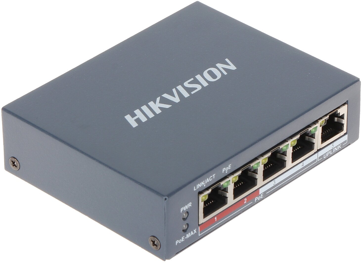 Коммутатор Hikvision 5xRJ45 4xPOE - фото №12