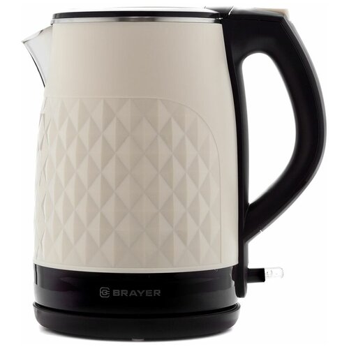 BRAYER 1043BR-WH Чайник электрический 2200 Вт 1 5 л нерж покрытие Cool Touch беж 321800₽