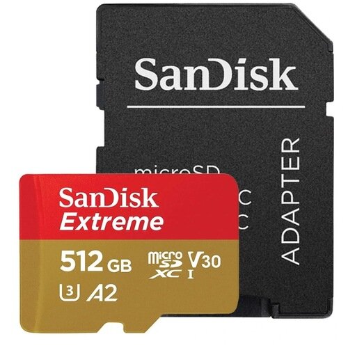 Карта памяти MicroSDXC 1024GB SanDisk EXTREME Class 10, UHS-I, W130, R 190 МБ/с, - фото №5