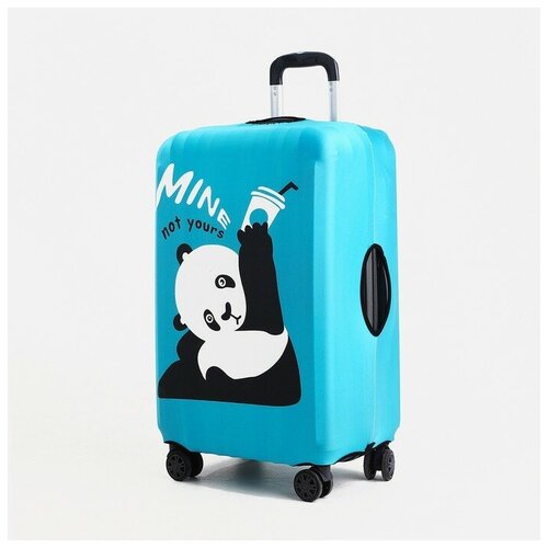 Чехол для чемодана , голубой чехол для чемодана gorodok текстиль голубой