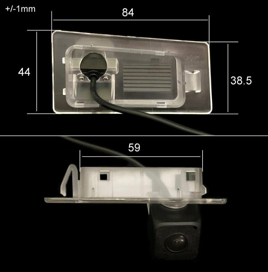 Камера заднего вида Full HD CCD для Хендай Солярис 2 (2017 +)