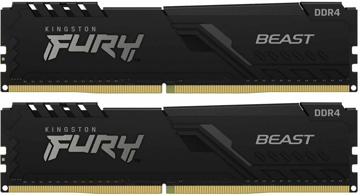 Оперативная память Kingston Fury BEAST 2x16 ГБ DDR4 (KF432C16BB1K2/32)