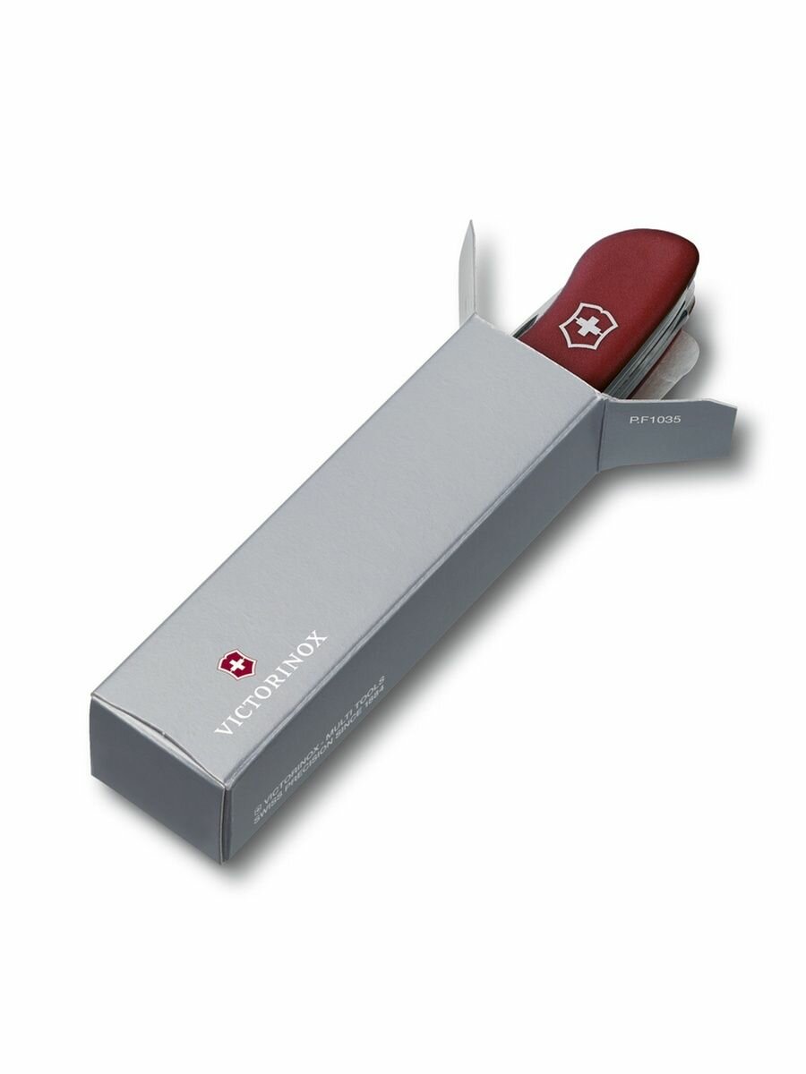 Складной нож VICTORINOX Cheese Master, 8 функций, 111мм, красный - фото №20