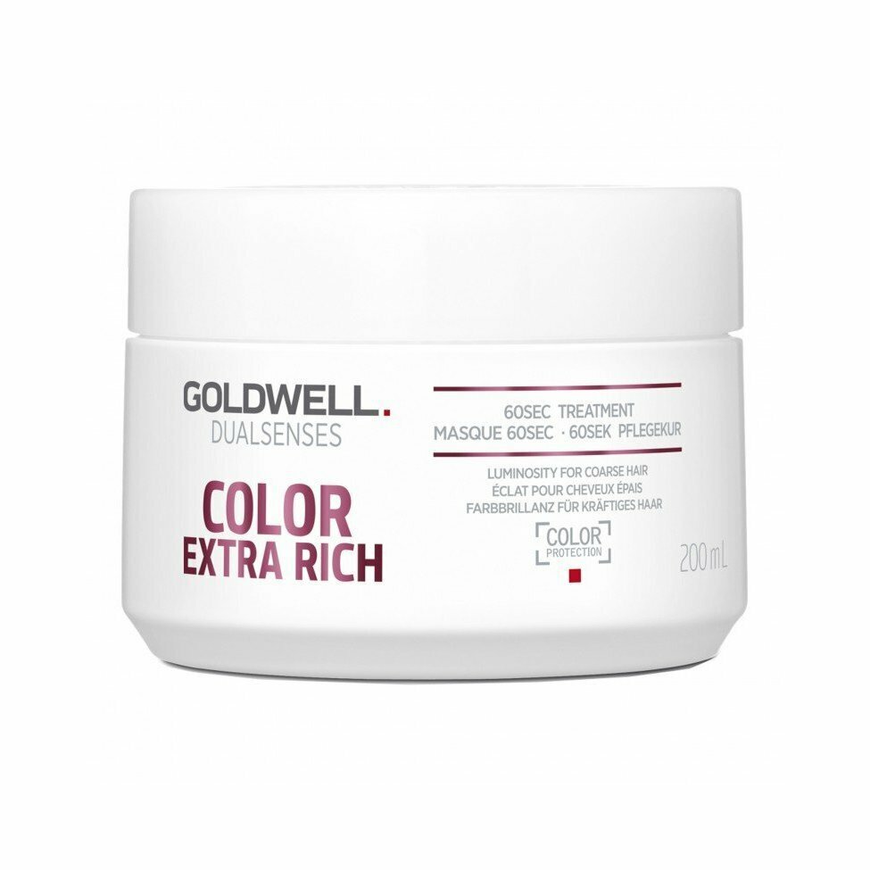 Goldwell Dualsenses Color Extra Rich 60 Sec Treatment - Интенсивный уход для окрашенных волос 60 сек 200 мл