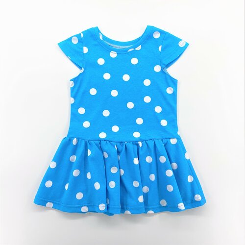 Платье Шалун, размер 56 (28) 98, белый, голубой