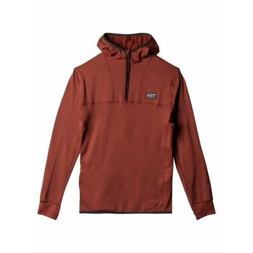 фото Толстовка quiksilver, размер l, коричневый