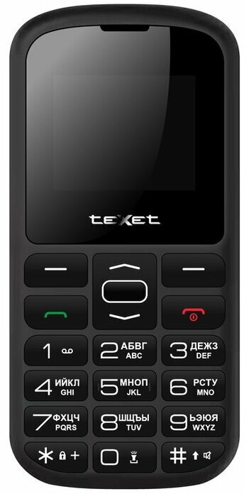 Телефон teXet TM-B316, черный