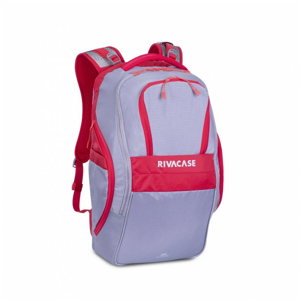 RIVACASE 5265greyred /Рюкзак для ноутбука 173"/Городской/Спортивный/Водоотталкивающая ткань/Для мужчин/Для женщин