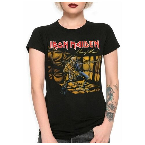 Футболка Design Heroes Iron Maiden - Peace of Mind Женская Черная 3XL