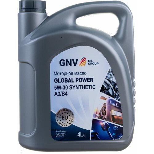 Моторное масло GNV Global Power 5W-30 Synthetic A3/B4, SN/CF (канистра 1 л.)